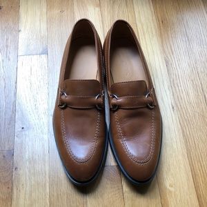Tods brown loafer